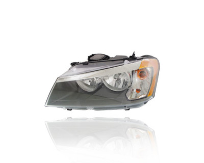 Headlight Assembly - Compatible/Replacement for '11-14 BMW X3 - Halogen - Left Hand - Driver - 63117222025 Headlight Assembly - Compatible/Replacement for '11-14 BMW X3 - Halogen - Left Hand - Driver - 63117222025