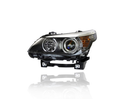 Headlight Assembly - Compatible/Replacement for '08-10 BMW 5-Series Sedan/Wagon - Halogen - Left Hand - Driver - 63127177731 Headlight Assembly - Compatible/Replacement for '08-10 BMW 5-Series Sedan/Wagon - Halogen - Left Hand - Driver - 63127177731