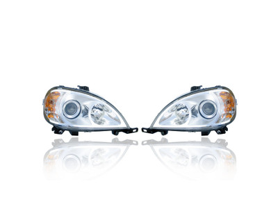 Headlight Assembly - Compatible/Replacement for '02-05 Mercedes-Benz M-Class - Standard Type - Pair, Left Driver + Right Passenger Set - 1638205061, 1638204961 Headlight Assembly - Compatible/Replacement for '02-05 Mercedes-Benz M-Class - Standard Type - Pair, Left Driver + Right Passenger Set - 1638205061, 1638204961