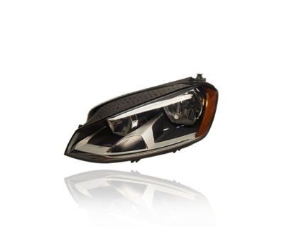 Headlight Assembly - Compatible/Replacement for '14-17 VW Volkswagen Golf/GTI, 15-17 Sportwagon, 17-17 Alltrack - Halogen - Left Hand - Driver - 5GM941005C - CAPA Headlight Assembly - Compatible/Replacement for '14-17 VW Volkswagen Golf/GTI, 15-17 Sportwagon, 17-17 Alltrack - Halogen - Left Hand - Driver - 5GM941005C - CAPA