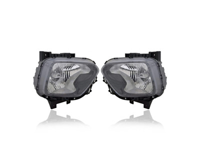 Headlight Assembly - Compatible/Replacement for '20-21 Kia Soul LX/S/X/GT Line - Halogen, On Bumper - Pair, Left Driver + Right Passenger Set - 92102K0040, 92101K0040 - CAPA Headlight Assembly - Compatible/Replacement for '20-21 Kia Soul LX/S/X/GT Line - Halogen, On Bumper - Pair, Left Driver + Right Passenger Set - 92102K0040, 92101K0040 - CAPA