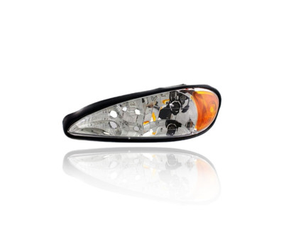 Headlight Assembly - Compatible/Replacement for '99-05 Pontiac Grand Am - Left Hand - Driver - 22672207 Headlight Assembly - Compatible/Replacement for '99-05 Pontiac Grand Am - Left Hand - Driver - 22672207
