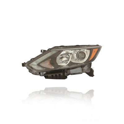 Headlight Assembly For 17-19 Nissan Rogue Sport/Qashqai-S/SV/SL - Halogen With LED Signal - Left Hand / Driver - 260606MA0A