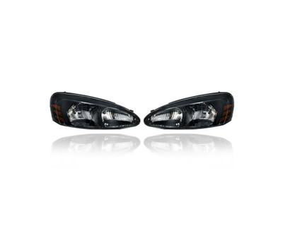 Headlight Assembly - Compatible/Replacement for '04-08 Pontiac Grand Prix - Pair, Left Driver + Right Passenger Set - 25851403, 25851404 - CAPA Headlight Assembly - Compatible/Replacement for '04-08 Pontiac Grand Prix - Pair, Left Driver + Right Passenger Set - 25851403, 25851404 - CAPA