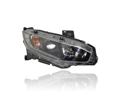 Headlight Assembly - Compatible/Replacement for '18-18 Honda Civic Sedan EXT/EXL (Japan Built) - Halogen - Right Hand - Passenger - 33100TEGA01 Headlight Assembly - Compatible/Replacement for '18-18 Honda Civic Sedan EXT/EXL (Japan Built) - Halogen - Right Hand - Passenger - 33100TEGA01