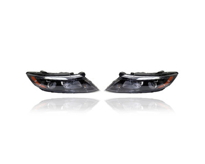 Headlight Assembly - Compatible/Replacement for '14-15 Kia Optima SX turbo/Limited - HID Xenon With LED Daytime Running Light - Pair, Left Driver + Right Passenger Set - 921022T560, 921012T560 Headlight Assembly - Compatible/Replacement for '14-15 Kia Optima SX turbo/Limited - HID Xenon With LED Daytime Running Light - Pair, Left Driver + Right Passenger Set - 921022T560, 921012T560