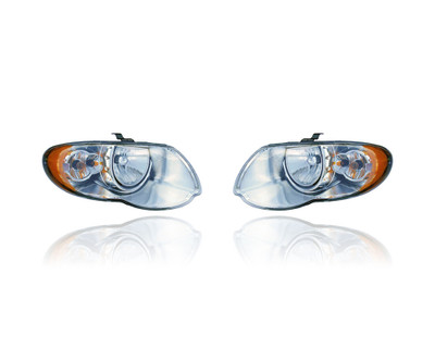 Headlight Assembly - Compatible/Replacement for '05-07 Chrysler Town & Country LX/Touring/Limited Long Wheelbase Models (Exclude 05-07 Base) - Pair, Set - 4857990AD, 4857991AD - CAPA Headlight Assembly - Compatible/Replacement for '05-07 Chrysler Town & Country LX/Touring/Limited Long Wheelbase Models (Exclude 05-07 Base) - Pair, Set - 4857990AD, 4857991AD - CAPA