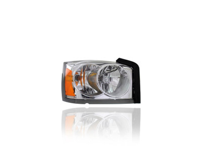 Headlight Assembly - Compatible/Replacement for '06-07 Dodge Dakota - Without Black Bezel - Right Hand - Passenger - 55077606AC Headlight Assembly - Compatible/Replacement for '06-07 Dodge Dakota - Without Black Bezel - Right Hand - Passenger - 55077606AC