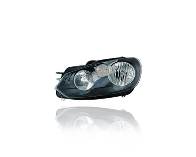Headlight Assembly For VW2502144 10-14 VW Volkswagen Golf GTI - Left Hand - Driver, Hella-Design, Halogen Headlight Assembly For VW2502144 10-14 VW Volkswagen Golf GTI - Left Hand - Driver, Hella-Design, Halogen