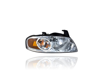 Headlight Assembly - Compatible/Replacement for '04-06 Nissan Sentra Base/S/1.8L - Chrome Interior - Right Hand - Passenger - 260106Z525 - CAPA Headlight Assembly - Compatible/Replacement for '04-06 Nissan Sentra Base/S/1.8L - Chrome Interior - Right Hand - Passenger - 260106Z525 - CAPA