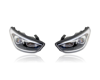 Headlight Assembly - Compatible/Replacement for '14-15 Hyundai Tucson - Halogen - Pair, Left Driver + Right Passenger Set - 921022S640, 921012S640 Headlight Assembly - Compatible/Replacement for '14-15 Hyundai Tucson - Halogen - Pair, Left Driver + Right Passenger Set - 921022S640, 921012S640