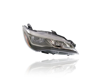 Headlight Assembly - Compatible/Replacement for '15-17 Toyota Camry-XSE V6 - LED Black Interior Bezel - Right Hand - Passenger - 8111006C80