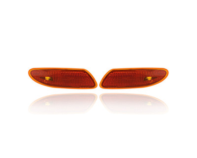 Side Marker Light - Compatible/Replacement for '01-07 Mercedes-Benz 203 C-Class Sedan, 02-05 Wagon - Pair, Left Driver + Right Passenger Set - 203820072164, 203820072164 Side Marker Light - Compatible/Replacement for '01-07 Mercedes-Benz 203 C-Class Sedan, 02-05 Wagon - Pair, Left Driver + Right Passenger Set - 203820072164, 203820072164