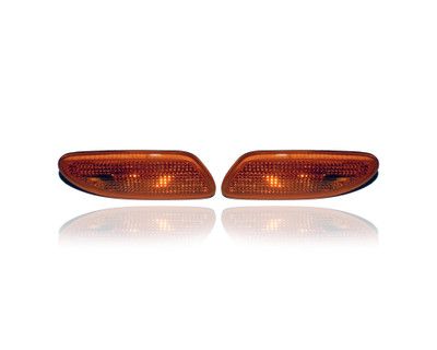 Side Marker Light - Compatible/Replacement for '01-07 Mercedes-Benz 203 C-Class Sedan, 02-05 Wagon - Pair, Left Driver + Right Passenger Set - 2038200421, 2038200321 - CAPA Side Marker Light - Compatible/Replacement for '01-07 Mercedes-Benz 203 C-Class Sedan, 02-05 Wagon - Pair, Left Driver + Right Passenger Set - 2038200421, 2038200321 - CAPA