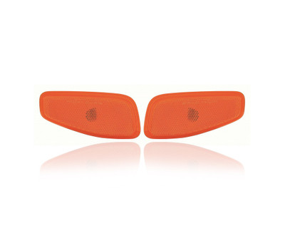 Side Marker Light Assembly - Compatible/Replacement for '15-18 Jeep Renegade - Front - Pair, Left Driver + Right Passenger Set - 68256049AA, 68256050AA Side Marker Light Assembly - Compatible/Replacement for '15-18 Jeep Renegade - Front - Pair, Left Driver + Right Passenger Set - 68256049AA, 68256050AA