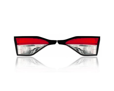 Tail Light - Compatible/Replacement for '20-22 Toyota Corolla/Hybrid Sedan L/LE/SE (Japan Built) - Inner On Trunk Lid - Pair, Left Driver + Right Passenger Set - 8158112250, 8159112220