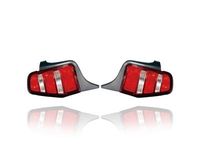 Tail Light - Compatible/Replacement for '10-12 Ford Mustang/Shelby GT500 - Pair, Left Driver + Right Passenger Set - AR3Z13405B