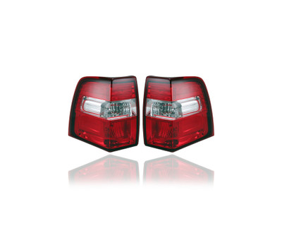 Tail Light - Compatible/Replacement for '07-14 Ford Expedition - Pair, Left Driver + Right Passenger Set - 7L1Z13404AA, 7L1Z13405AA Tail Light - Compatible/Replacement for '07-14 Ford Expedition - Pair, Left Driver + Right Passenger Set - 7L1Z13404AA, 7L1Z13405AA