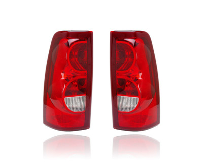 Tail Light - Compatible/Replacement for '03-03 Chevrolet Silverado 1500/2500 - Fleetside Bed - Pair, Left Driver + Right Passenger Set - 19169003, 19169002 - CAPA Tail Light - Compatible/Replacement for '03-03 Chevrolet Silverado 1500/2500 - Fleetside Bed - Pair, Left Driver + Right Passenger Set - 19169003, 19169002 - CAPA