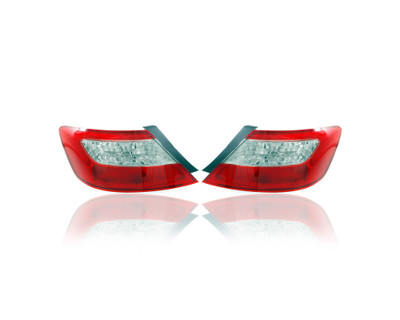 Tail Light - Compatible/Replacement for '09-11 Honda Civic Coupe - Pair, Left Driver + Right Passenger Set - 33501SVAA51, 33551SVAA51 - CAPA Tail Light - Compatible/Replacement for '09-11 Honda Civic Coupe - Pair, Left Driver + Right Passenger Set - 33501SVAA51, 33551SVAA51 - CAPA