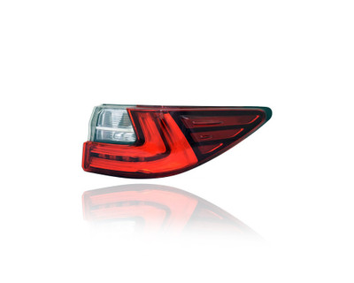Tail Light - Compatible/Replacement for '16-18 Lexus ES300h/350 - Outer On Body - Right Hand - Passenger - 8155133740 - CAPA