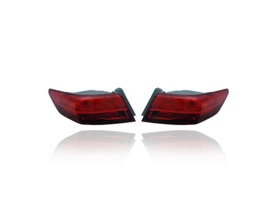 Tail Light Assembly - Compatible/Replacement for '13-15 Acura ILX, 13-15 ILX-Hybrid - On Body - Pair, Left Driver + Right Passenger Set - 33500TX6A01, 33550TX6A01 - CAPA Tail Light Assembly - Compatible/Replacement for '13-15 Acura ILX, 13-15 ILX-Hybrid - On Body - Pair, Left Driver + Right Passenger Set - 33500TX6A01, 33550TX6A01 - CAPA