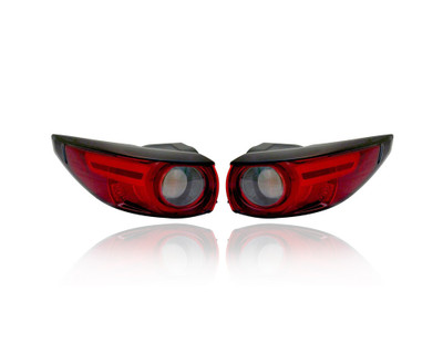 Tail Light Assembly - Compatible/Replacement for '17-21 Mazda CX-5 Grand Touring/Signature - LED, Outer On Body Quarter Panel - Pair, Left Driver + Right Passenger Set - KB8B51150E, KB8B51160E - CAPA Tail Light Assembly - Compatible/Replacement for '17-21 Mazda CX-5 Grand Touring/Signature - LED, Outer On Body Quarter Panel - Pair, Left Driver + Right Passenger Set - KB8B51150E, KB8B51160E - CAPA