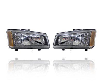 Headlight Assembly For 05-07 Chevrolet Silverado, 05-06 Avalanche - Both Pair, Left Driver Right Passenger Hand, Without Body Cladding, CAPA-Certified - 10396912, 10396913 Headlight Assembly For 05-07 Chevrolet Silverado, 05-06 Avalanche - Both Pair, Left Driver Right Passenger Hand, Without Body Cladding, CAPA-Certified - 10396912, 10396913