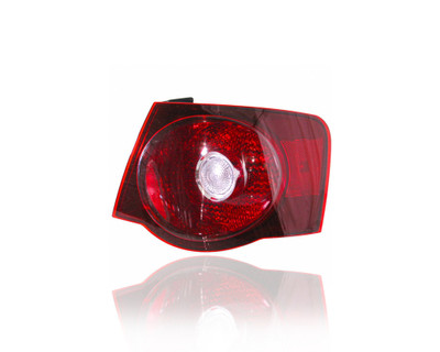 Tail Light Assembly - Compatible/Replacement for '08-10 VW Jetta Sedan - Outer On Body Quarter Panel - Right Hand - Passenger - 1K5945096L