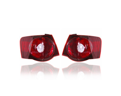 Tail Light Assembly - Compatible/Replacement for '08-10 VW Jetta Sedan - Outer On Body Quarter Panel - Pair, Left Driver + Right Passenger Set - 1K5945096L, 1K5945095L Tail Light Assembly - Compatible/Replacement for '08-10 VW Jetta Sedan - Outer On Body Quarter Panel - Pair, Left Driver + Right Passenger Set - 1K5945096L, 1K5945095L