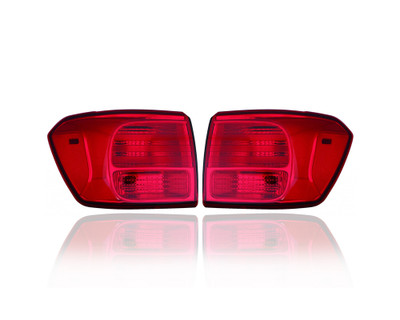 Tail Light Assembly - Compatible/Replacement for '19-23 Kia Forte FE/LXS - Outer - Pair, Left Driver + Right Passenger Set - 92402M7000, 92401M7000 - CAPA