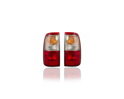 Tail Light Assembly - Compatible/Replacement for '93-98 Toyota T100 Pickup - Pair, Left Driver + Right Passenger Set - 8155034010, 8156034010 Tail Light Assembly - Compatible/Replacement for '93-98 Toyota T100 Pickup - Pair, Left Driver + Right Passenger Set - 8155034010, 8156034010