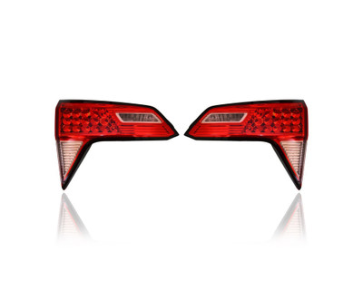 Tail Light Assembly - Compatible/Replacement for '16-18 Honda HR-V - Inner On Liftgate - Pair, Left Driver + Right Passenger Set - 34150T7SA01, 34155T7SA01 - CAPA