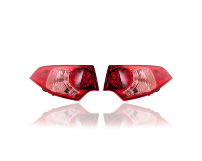 Tail Light Assembly - Compatible/Replacement for '11-14 Acura TSX - Outer On Body - Pair, Left Driver + Right Passenger Set - 33500TL0A11, 33550TL0A11 Tail Light Assembly - Compatible/Replacement for '11-14 Acura TSX - Outer On Body - Pair, Left Driver + Right Passenger Set - 33500TL0A11, 33550TL0A11