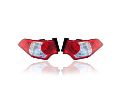 Tail Light Assembly - Compatible/Replacement for '09-10 Acura TSX Sedan - Outer On Body - Pair, Left Driver + Right Passenger Set - 33500TL0A01, 33550TL0A01 - CAPA Tail Light Assembly - Compatible/Replacement for '09-10 Acura TSX Sedan - Outer On Body - Pair, Left Driver + Right Passenger Set - 33500TL0A01, 33550TL0A01 - CAPA