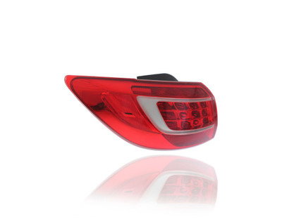 Tail Light Assembly - Compatible/Replacement for '11-13 Kia Sportage - Outer On Quarter Panel - Left Hand - Driver - 924013W020