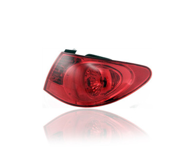 Tail Light Assembly - Compatible/Replacement for '07-10 Hyundai Elantra Sedan - Outer On Body, Halogen - Right Hand - Passenger - 924022H050