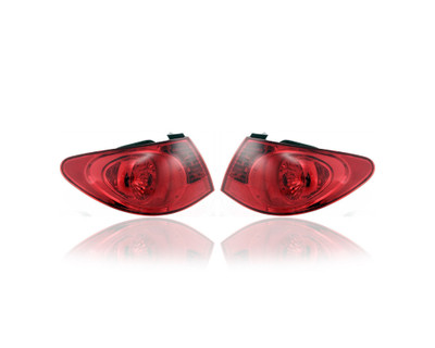 Tail Light Assembly - Compatible/Replacement for '07-10 Hyundai Elantra Sedan - Outer On Body, Halogen - Pair, Left Driver + Right Passenger Set - 924022H050, 924012H050 Tail Light Assembly - Compatible/Replacement for '07-10 Hyundai Elantra Sedan - Outer On Body, Halogen - Pair, Left Driver + Right Passenger Set - 924022H050, 924012H050
