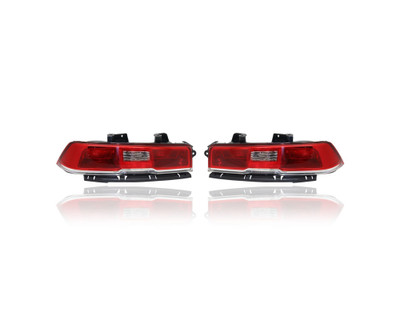 Tail Light Assembly - Compatible/Replacement for '14-15 Chevrolet Camaro (Exclude RS-Package) - Halogen - Pair, Left Driver + Right Passenger Set - 23489170, 23256981 - CAPA Tail Light Assembly - Compatible/Replacement for '14-15 Chevrolet Camaro (Exclude RS-Package) - Halogen - Pair, Left Driver + Right Passenger Set - 23489170, 23256981 - CAPA