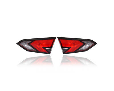 Tail Light Assembly - Compatible/Replacement for '20-21 Nissan Versa Sedan - Inner On Trunk Lid, Halogen - Pair, Left Driver + Right Passenger Set - 265405EE0A, 265455EE0A Tail Light Assembly - Compatible/Replacement for '20-21 Nissan Versa Sedan - Inner On Trunk Lid, Halogen - Pair, Left Driver + Right Passenger Set - 265405EE0A, 265455EE0A