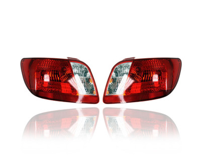 Tail Light Assembly - Compatible/Replacement for '06-11 Kia Rio Sedan - Pair, Left Driver + Right Passenger Set - 924021G000, 924011G000 - CAPA Tail Light Assembly - Compatible/Replacement for '06-11 Kia Rio Sedan - Pair, Left Driver + Right Passenger Set - 924021G000, 924011G000 - CAPA