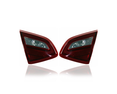 Tail Light Assembly - Compatible/Replacement for '18-18 Nissan Altima Sedan S/SV/SL - Inner On Trunklid, Standard Red Lens - Pair, Left Driver + Right Passenger Set - 265409HU0A, 265459HU0A Tail Light Assembly - Compatible/Replacement for '18-18 Nissan Altima Sedan S/SV/SL - Inner On Trunklid, Standard Red Lens - Pair, Left Driver + Right Passenger Set - 265409HU0A, 265459HU0A