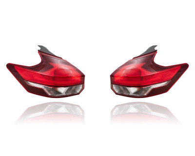 Tail Light Assembly - Compatible/Replacement for '18-21 Nissan Kicks - Outer On Body - Pair, Left Driver + Right Passenger Set - 265505RL0A, 265555RL0A Tail Light Assembly - Compatible/Replacement for '18-21 Nissan Kicks - Outer On Body - Pair, Left Driver + Right Passenger Set - 265505RL0A, 265555RL0A