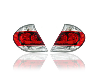 Tail Light Assembly - Compatible/Replacement for '05-06 Toyota Camry SE (USA Built) - Darkened Lens Interior - Pair, Left Driver + Right Passenger Set - 8155006220, 8156006230 Tail Light Assembly - Compatible/Replacement for '05-06 Toyota Camry SE (USA Built) - Darkened Lens Interior - Pair, Left Driver + Right Passenger Set - 8155006220, 8156006230