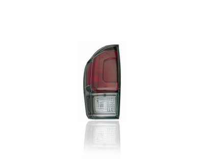Tail Light Assembly - Compatible/Replacement for '16-19 Toyota Tacoma-Limited - LED, Chrome Trim Interior Bezel - Left Hand - Driver - 8156004190 - CAPA