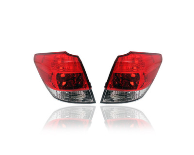 Tail Light Assembly - Compatible/Replacement for '10-14 Subaru Outback - On Quarter Panel - Pair, Left Driver + Right Passenger Set - 84912AJ09A, 84912AJ10A