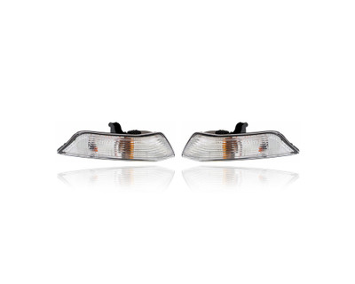 Turn Signal - Parking - Side Marker Light Assembly - Compatible/Replacement for '15-17 Ford Mustang, 16-17 Shelby GT3500 - Front On Bumper - Pair, Set - FR3Z13200A, FR3Z13201A Turn Signal - Parking - Side Marker Light Assembly - Compatible/Replacement for '15-17 Ford Mustang, 16-17 Shelby GT3500 - Front On Bumper - Pair, Set - FR3Z13200A, FR3Z13201A