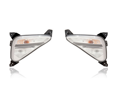 Turn Signal Light Assembly - Compatible/Replacement for '19-21 Kia Forte Sedan - On Rear Cover - Pair, Left Driver + Right Passenger Set - 92306M7000, 92305M7000 - CAPA Turn Signal Light Assembly - Compatible/Replacement for '19-21 Kia Forte Sedan - On Rear Cover - Pair, Left Driver + Right Passenger Set - 92306M7000, 92305M7000 - CAPA