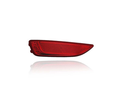 Bumper Reflector - Compatible/Replacement for '12-16 Hyundai Accent Hatchback - Rear - Left Hand - Driver - 924051R200 - CAPA