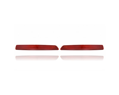 Bumper Reflector - Compatible/Replacement for '16-18 BMW 3-Series/Hybrid Sedan/Wagon - Rear - Pair, Left Driver + Right Passenger Set - 63147400208, 63147400207 Bumper Reflector - Compatible/Replacement for '16-18 BMW 3-Series/Hybrid Sedan/Wagon - Rear - Pair, Left Driver + Right Passenger Set - 63147400208, 63147400207